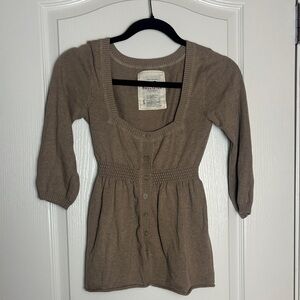 Vintage Hollister Brown Knit Sweater